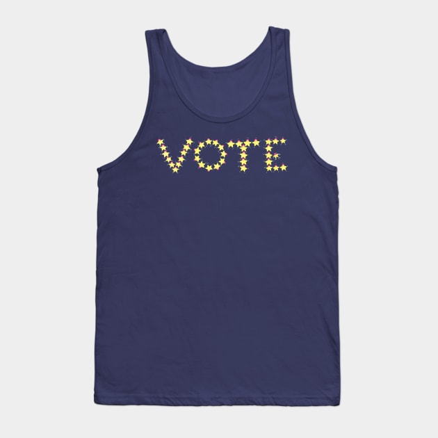 You’re a Star! Vote Tank Top by Star Sandwich